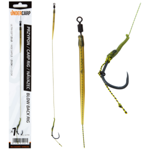 UnderCarp Przypon Karpiowy Blow Back Rig Barbless 2