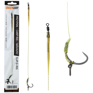 UnderCarp Przypon Karpiowy Slip D-Rig Barbless 2