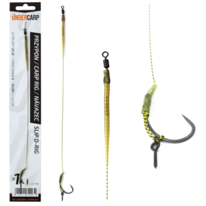 UnderCarp Przypon Karpiowy Slip D-Rig Barbless 4