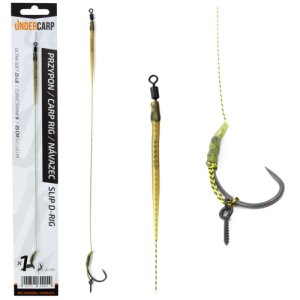 UnderCarp Przypon Karpiowy Slip D-Rig Barbless 6