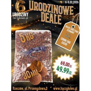Kulki Zanętowe Economy 30mm 5kg Squid