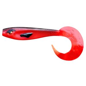 Great Fish Rocky Twister Slim Soft Bait Toxic Red 15cm