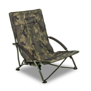 Solar Undercover Camo Foldable Easy Chair Low fotel karpiowy