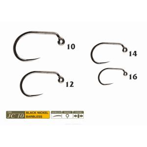 Traper JC 10 Barbless r.8 25szt. hak muchowy