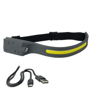 Robinson Latarka czołowa Allround szara