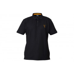 Fox T-Shirt Polo Black Orange S koszulka