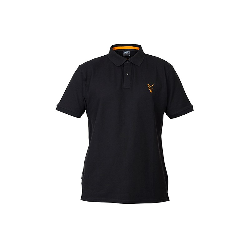 Fox T-Shirt Polo Black/Orange S