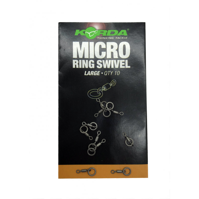 Korda Krętlik z kółkiem Micro Rig Ring Swivel Large 10szt. 