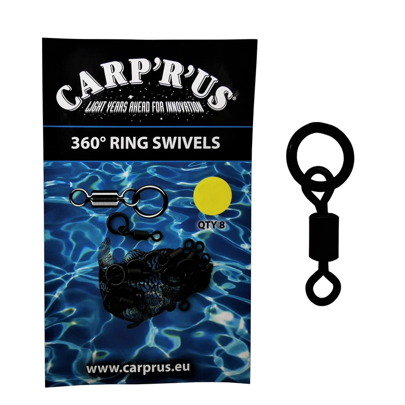 Carp’r’us Krętlik 360° Ring Swivel r. 11 – 8szt. 