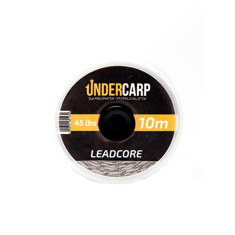 UnderCarp Leadcore 45lbs / 10m Brązowy