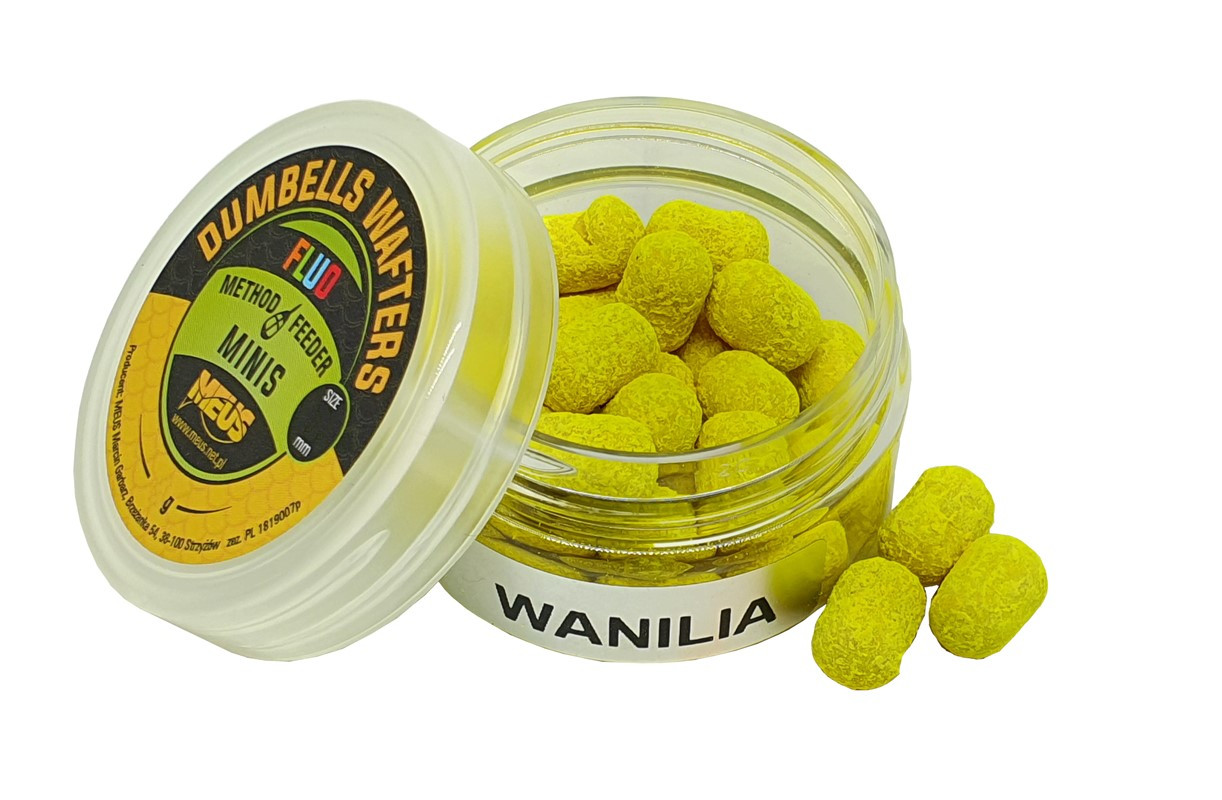 Meus Minis Dumbells Wafters Fluo 6mm Wanilia
