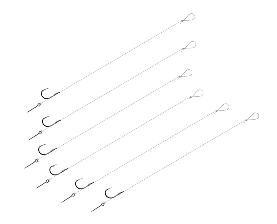 Delphin FLR Sting r.6 0.22mm 12cm 6szt gotowe przypony