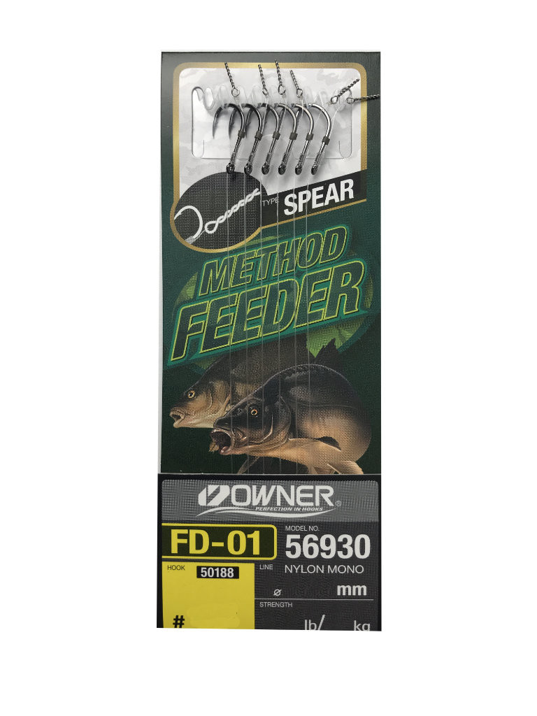 Owner Method Feeder bagnet r.6 żyłka 0.22mm 10cm przypony