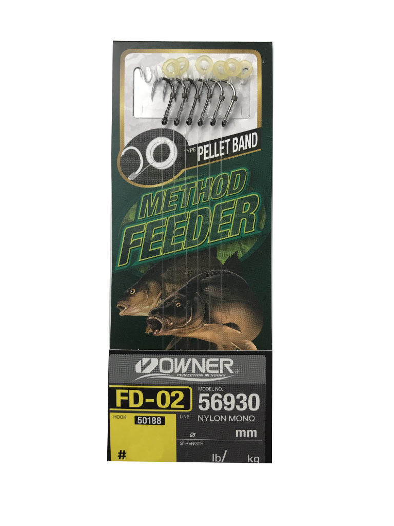 Owner Method Feeder gumka r.6 0.22mm 10cm przypony