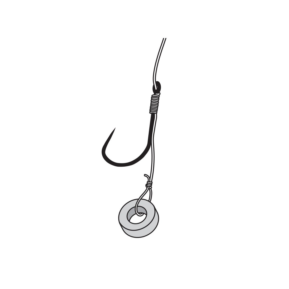 Owner Method Feeder gumka r.8 0.22mm 10cm przypony