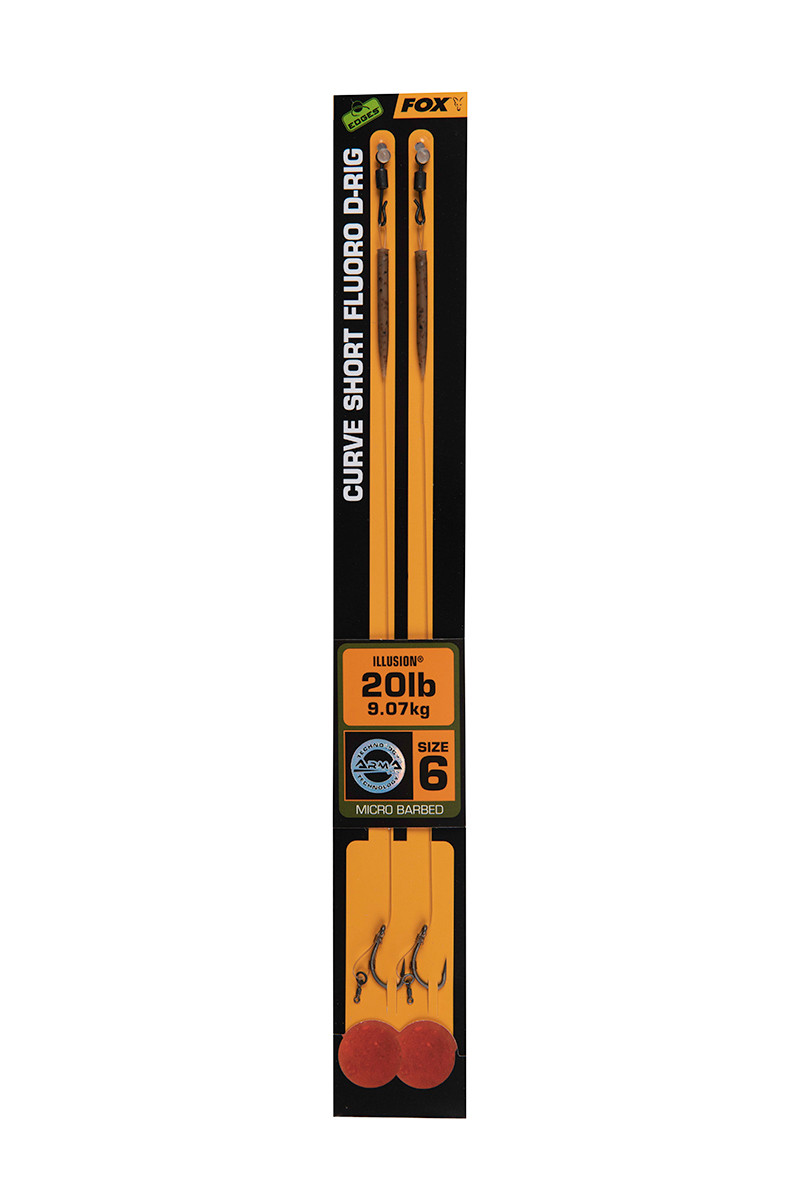 Fox Gotowe przypony Curve Short 6 20lb Camotex Semi