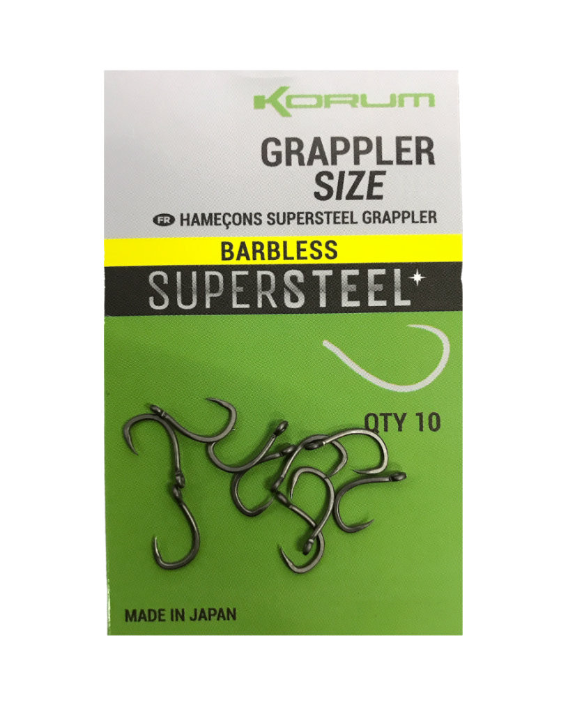 Korum Grappler Barbless r.14 haczyki