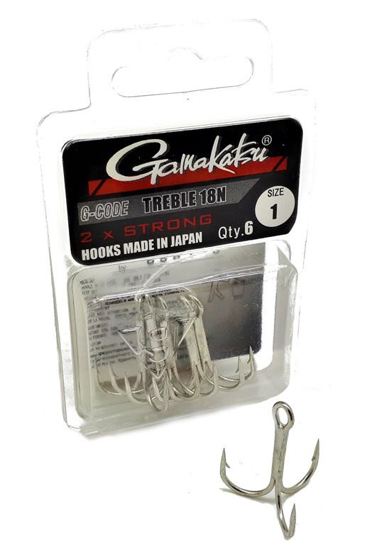 Kotwiczki Gamakatsu Treble 18N G-Code 4