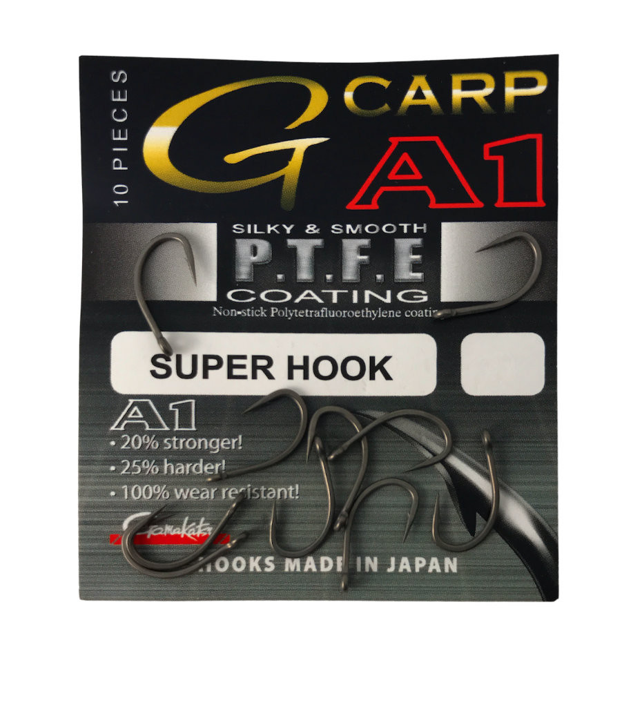 Gamakatsu A1 G-Carp Super PTFE r.2 10szt haki karpiowe