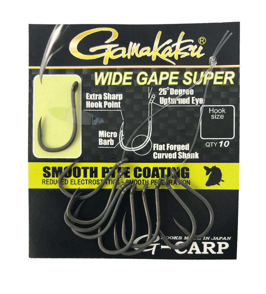 Gamakatsu G-Carp Wide Gape Super r.4 10szt haki karpiowe