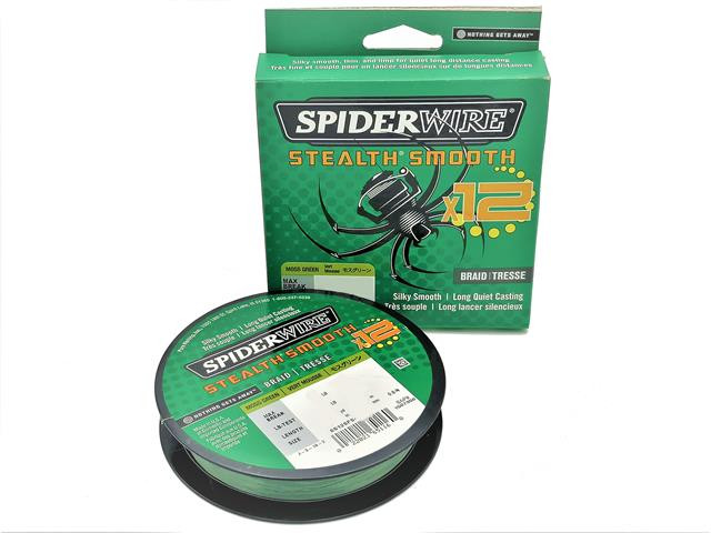 Plecionka 0,06mm 5.4kg 150m Moss Green Steal Smooth x12 Spiderwire