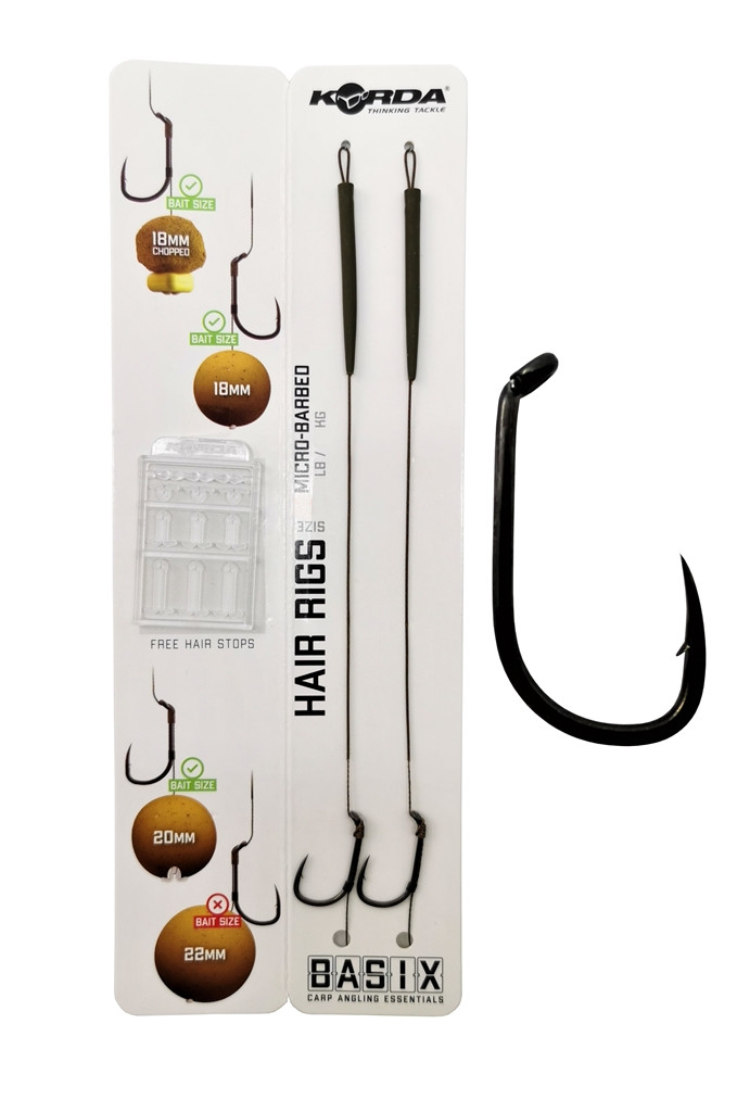Korda Basix Wide Gape Micro Barbed r.2 10szt. haki karpiowe