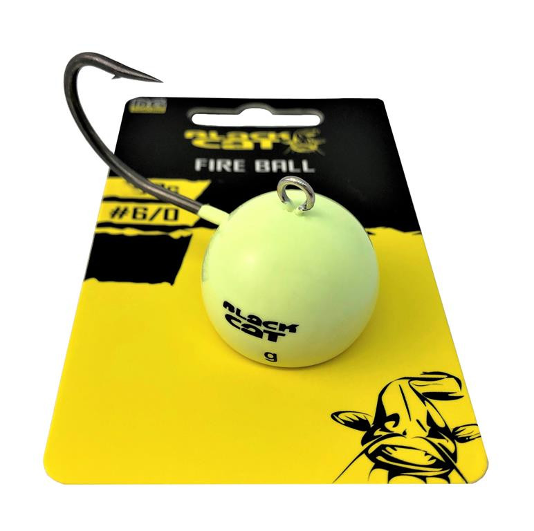 Black Cat Fire Ball Jig Fluorescencyjny 120g 6/0