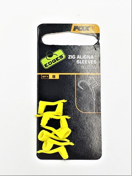 Fox Zig Aligna Sleeves Yellow 8szt.