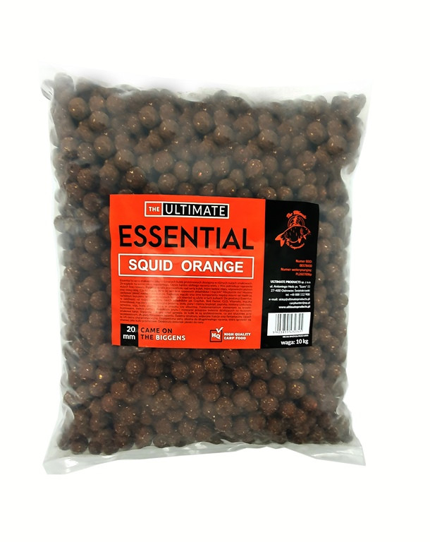 The Ultimate Essential Squid Orange 20mm 10kg kulki zanętowe