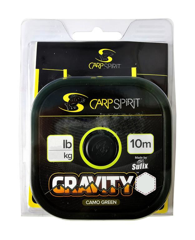 Carp Spirit Fast Sinking Lead Free Leader 40lb 10m Camo Green