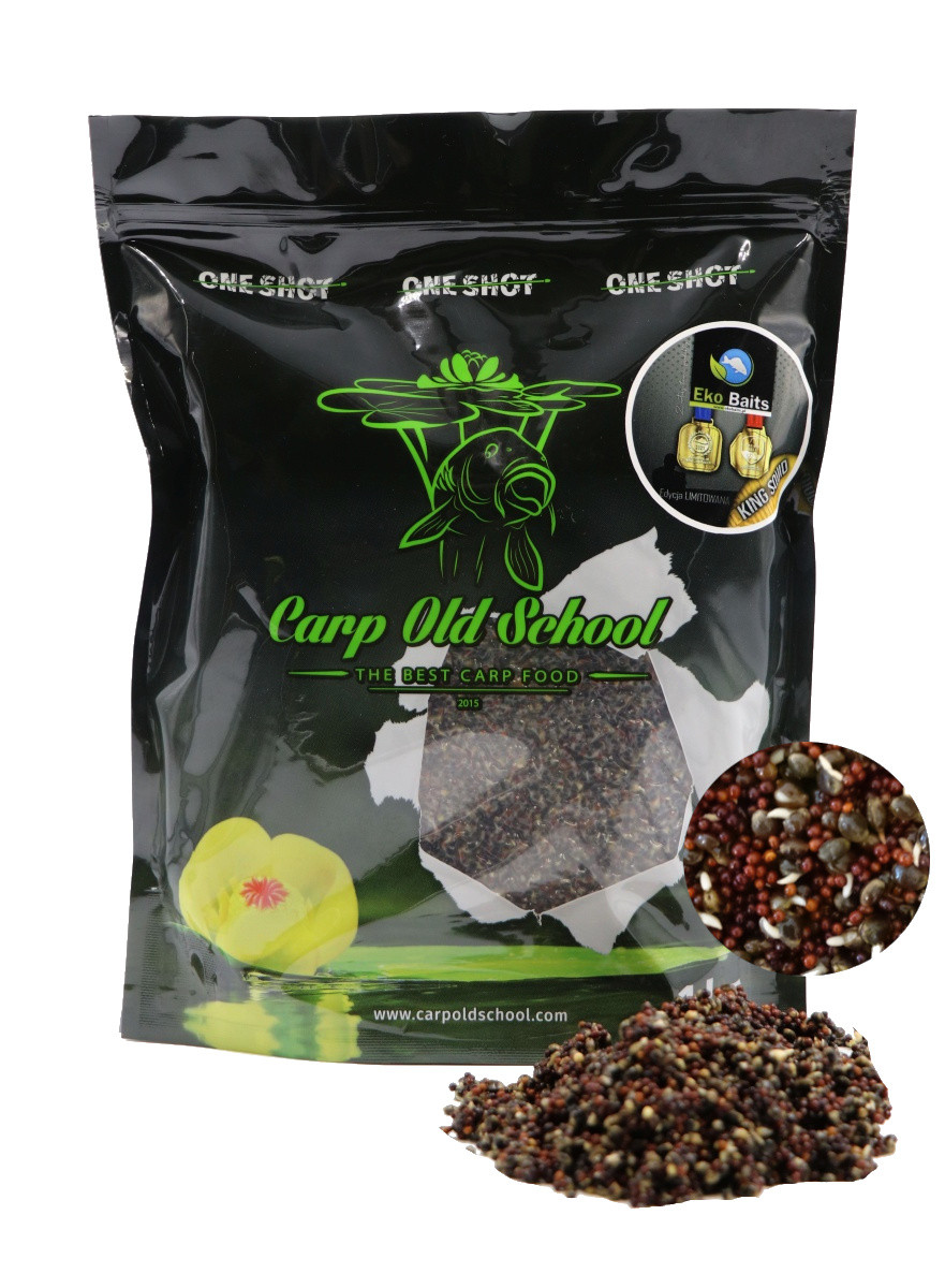 Carp Old School Konopie Rzepik King Squid Eko Baits 1kg 
