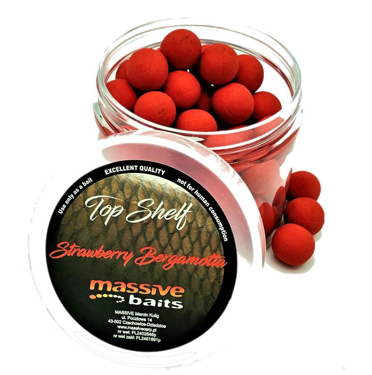 Massive Baits Strawberry Bergamotta 14mm Kulki Pop-Up
