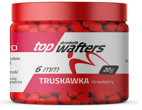 MatchPro Top Dumbells Wafters Strawberry  6mm 20g