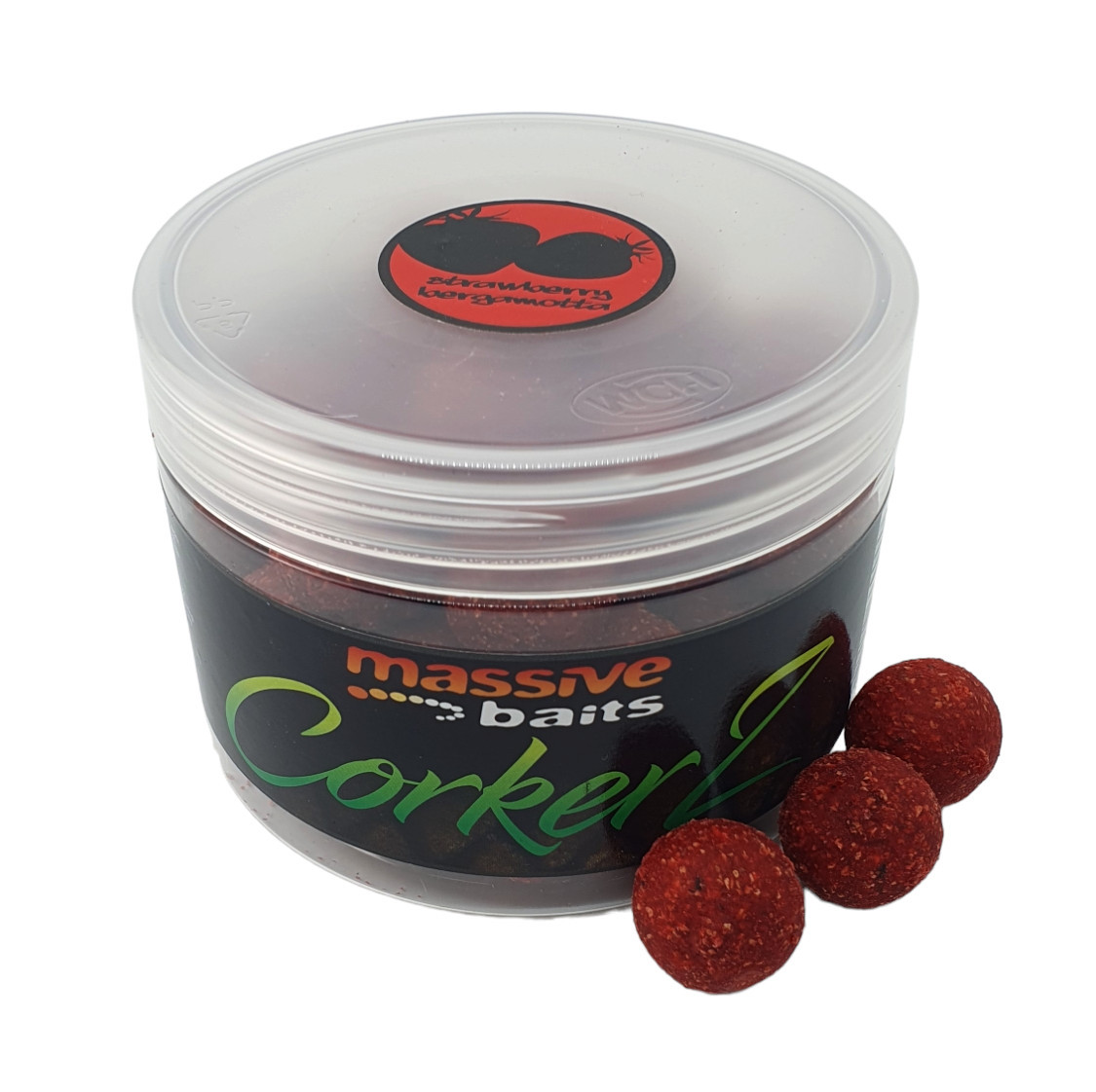 Massive Baits CorkerZ 18mm Strawberry Bergamotta Wafters