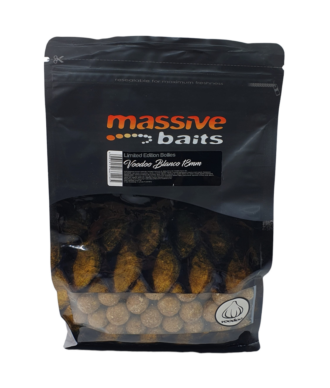 Massive Baits Voodoo Blanco 24mm 1kg kulki zanętowe