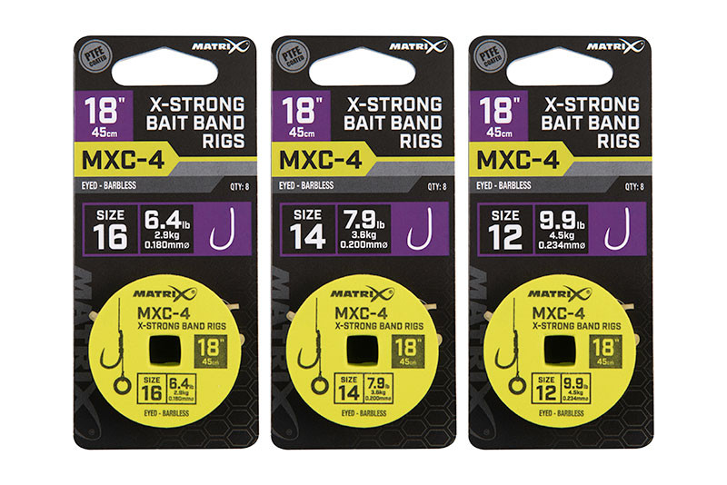 Matrix MXC-4 X-Strong Barbless gumka r.12 0.23mm 45cm przypony