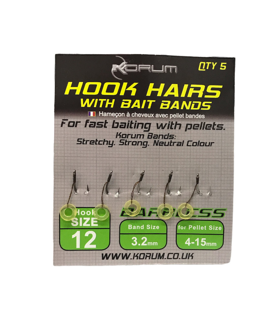 Korum Hook Hairs gumka r.12