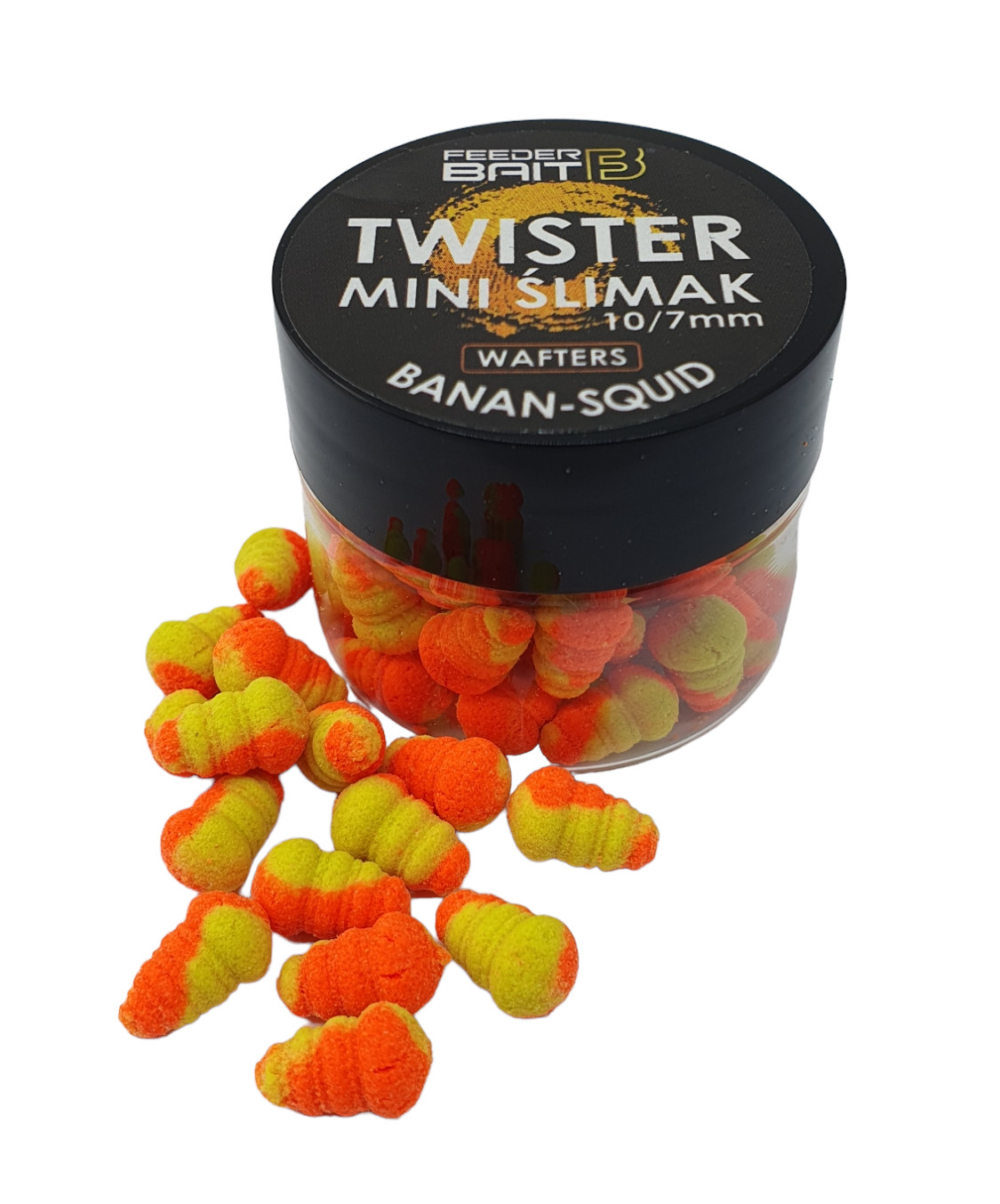 Feeder Bait Twister Mini Ślimak 10/7mm Banan & Squid