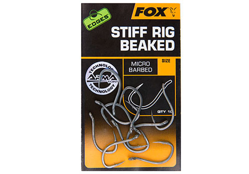 Fox Stiff Rig Beaked Barbed r.6 10szt. haki karpiowe