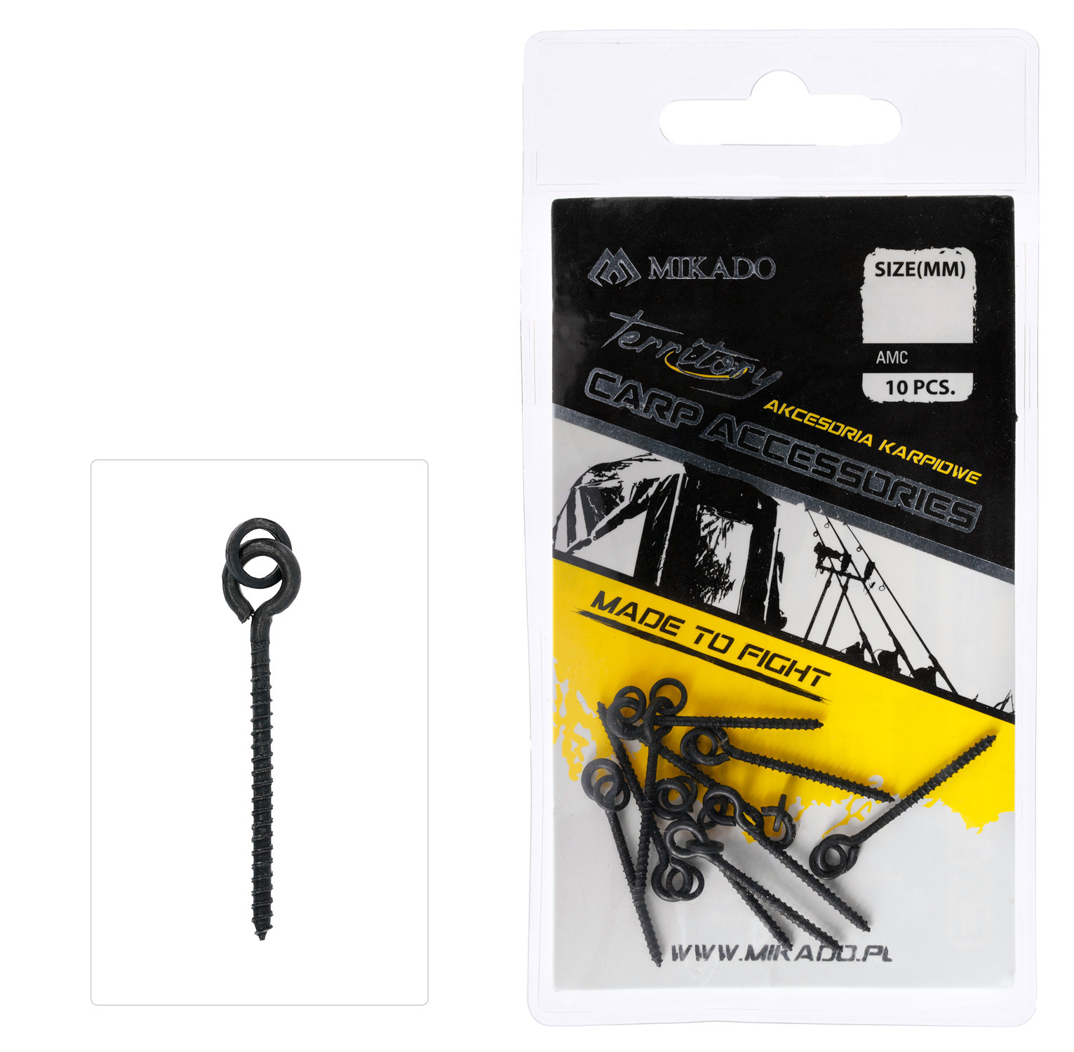 Mikado Wkręt do kulek proteinowych z kołkiem 25mm