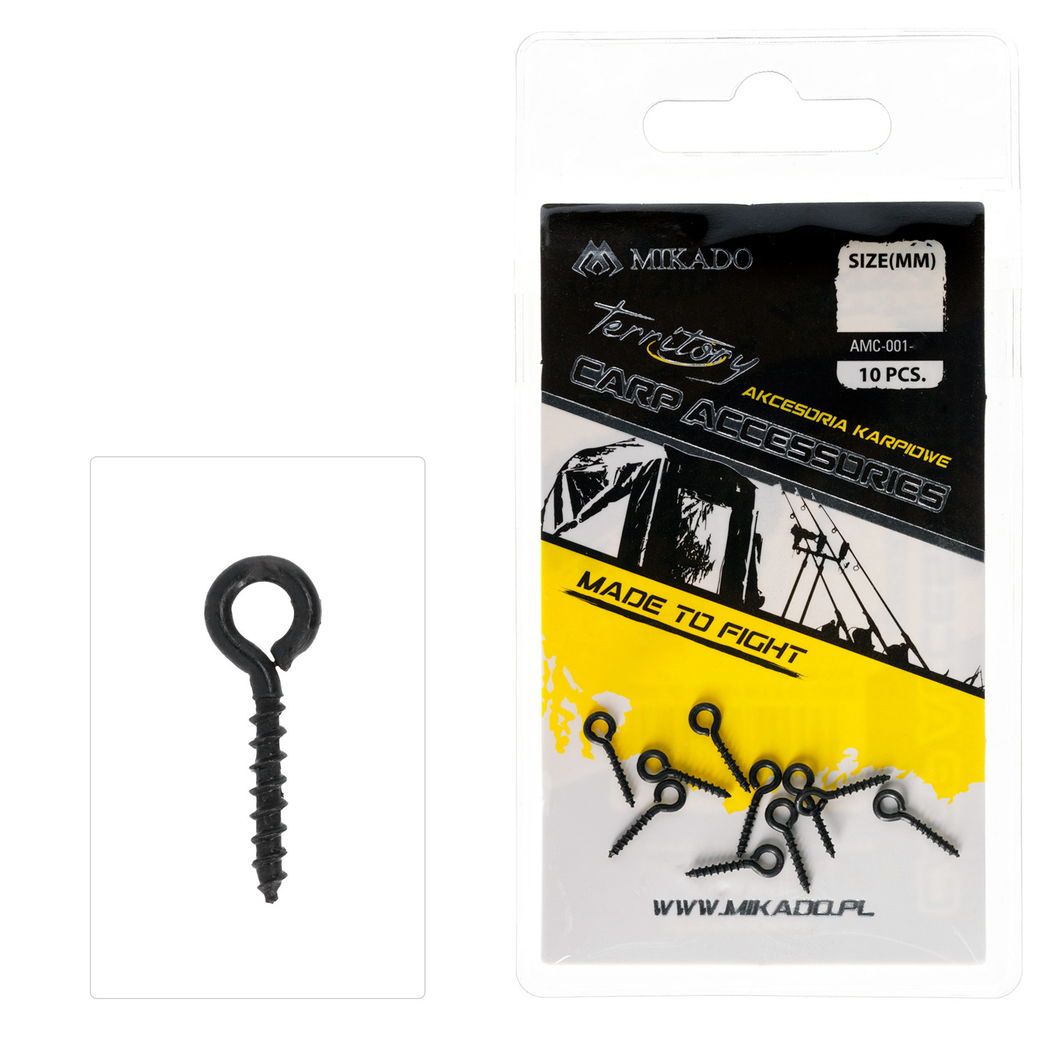 Mikado Wkręt do kulek proteinowych 13mm 10szt.