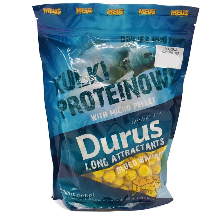 Meus Durus Słodka Kukurydza 15mm 1kg kulki zanętowe