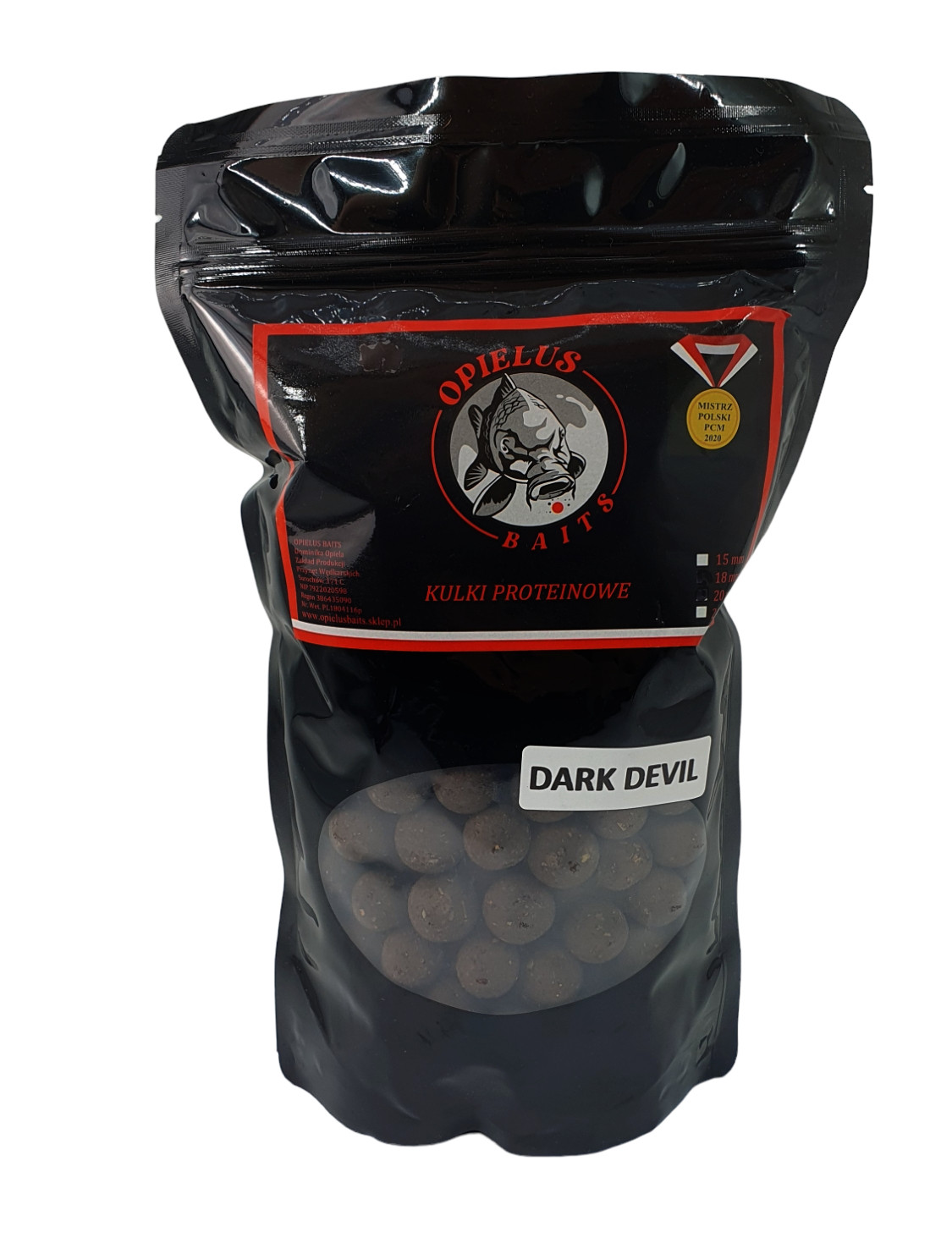 Opielus Baits Dark Devil 18/20mm 900g kulki zanętowe
