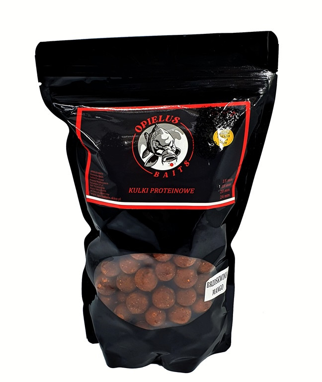Opielus Baits Brzoskwinia Mango 24mm 900g kulki zanętowe