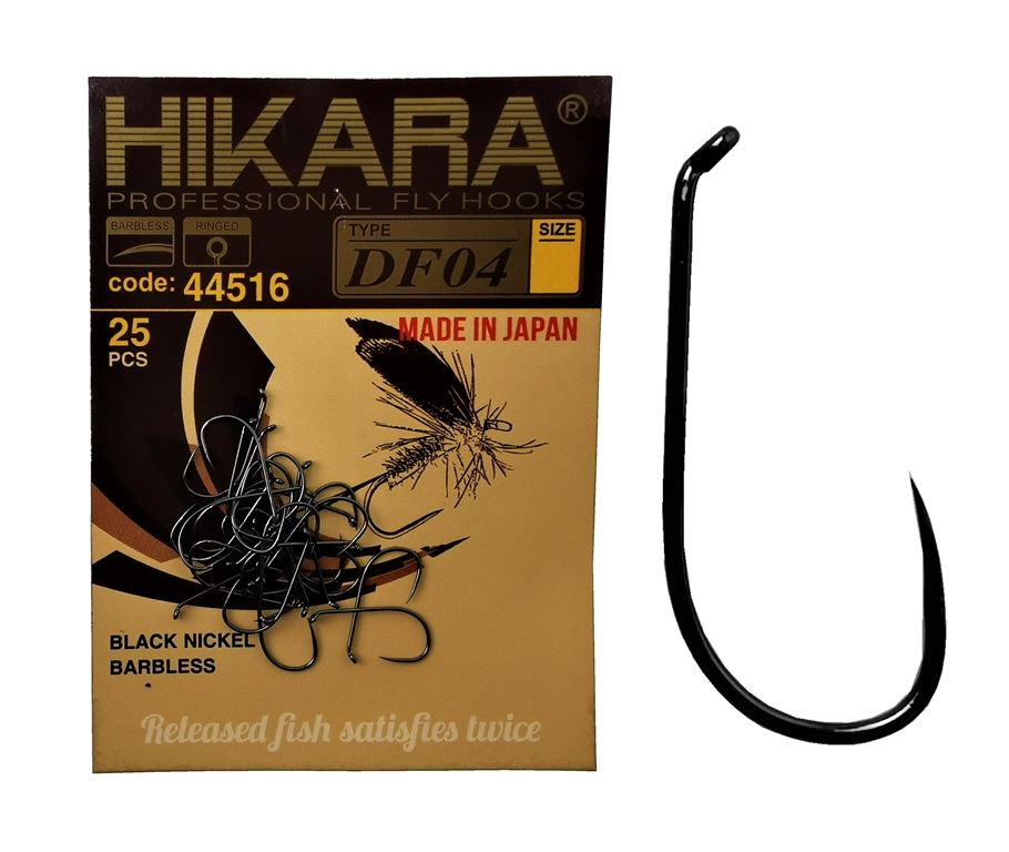 Traper H.haczyk muchowy DF04 barbless nr 12