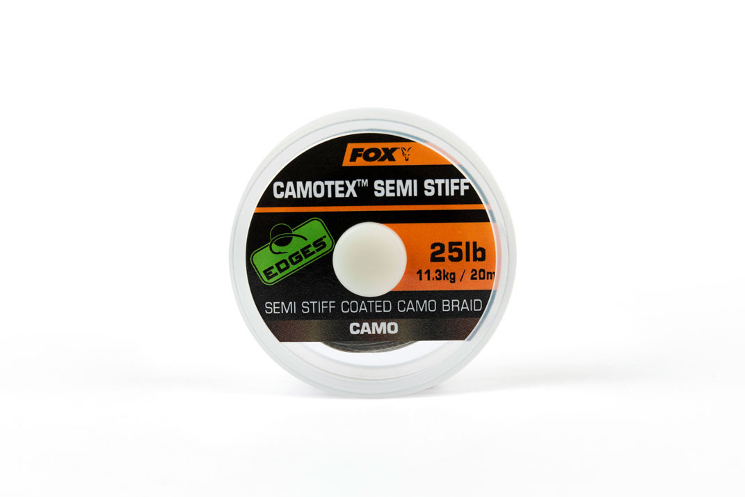 FOX Camotex Semi Stiff 35lb/20m Semi Stiff Coated Camo Braid
