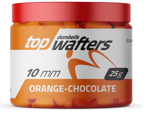 MatchPro Top Dumbells Wafters Orange/Chocolate  10mm 25g