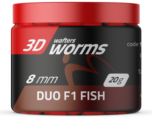 MatchPro Top Worms Wafters Duo F1 Fish 8mm 20g