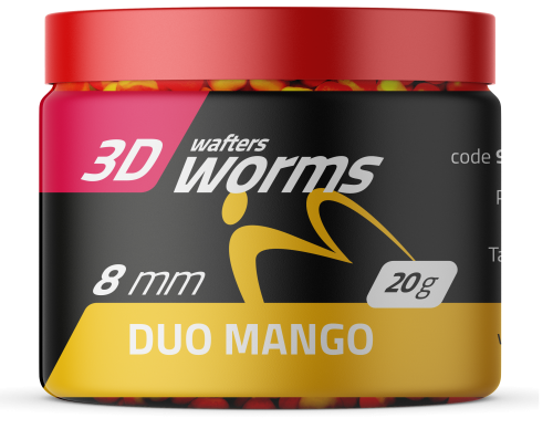 MatchPro Top Worms Wafters Duo Mango 8mm 20g