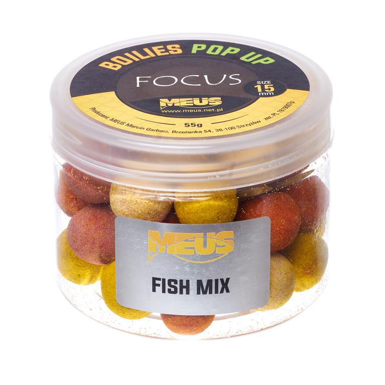 Meus 15mm Fish Mix Pop Up Focus Kulki